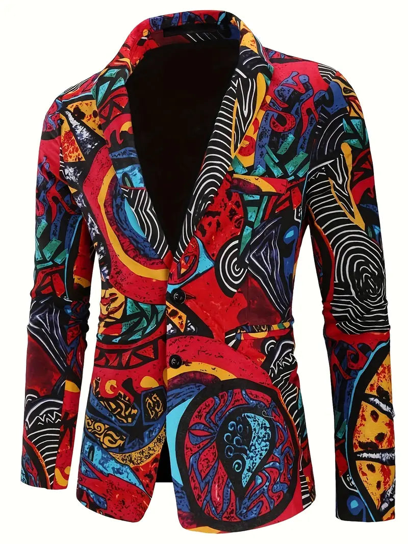 Anzug Herren | Ausdrucksstarker Zweiteiler Mit Muster-Orthomode.de