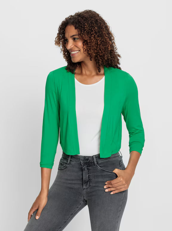 Damen Bolero Shirtjacke | Kurzform Vielseitiger Schnitt
