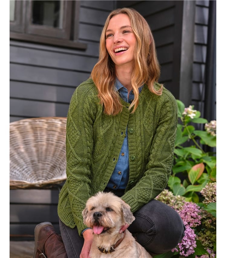 Damen Cardigan | Struktur Alltag Stil