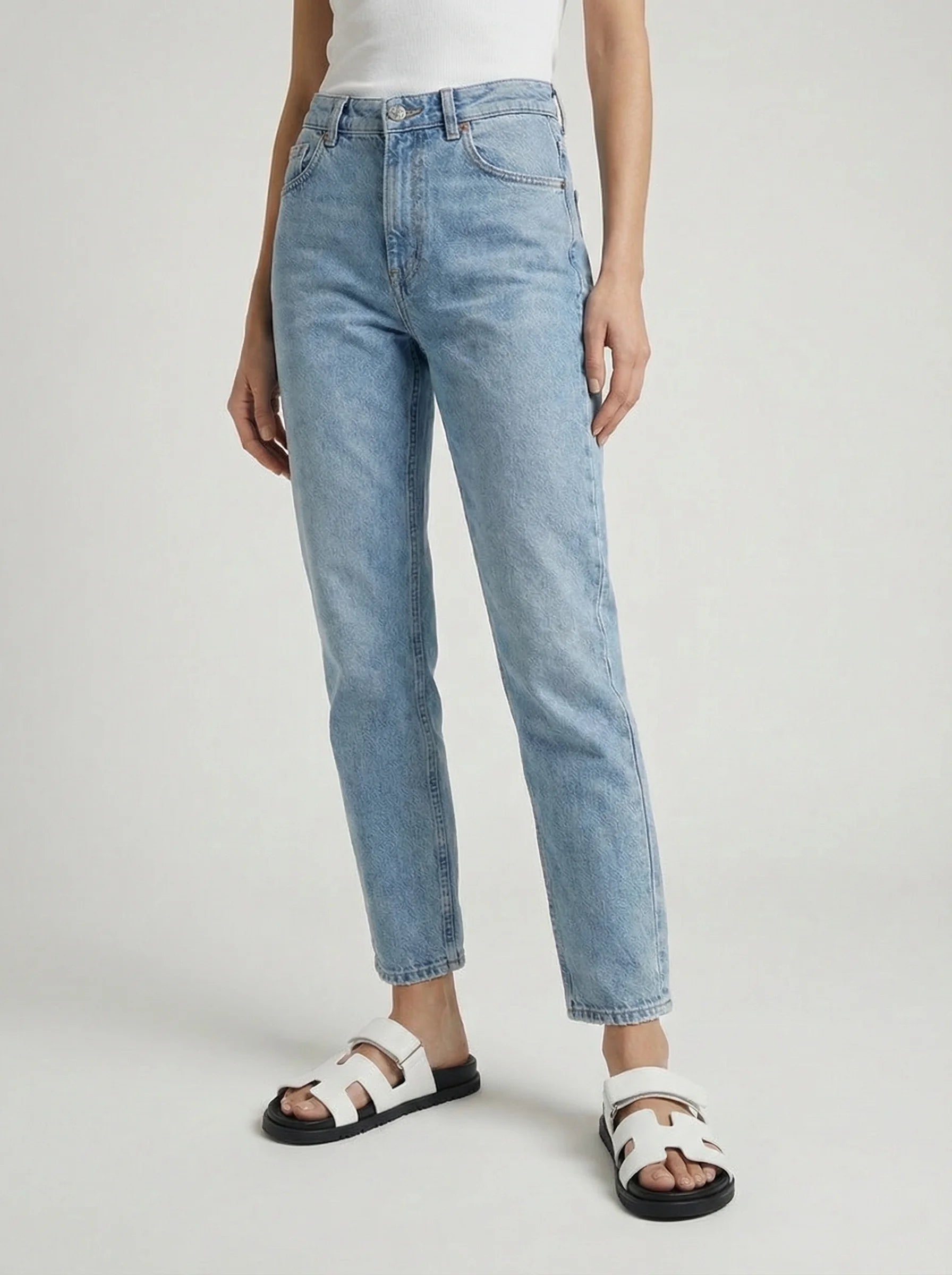 Sandalen Damen | Flacher Riemen Aufbau