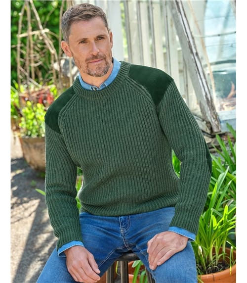 Herren Struktur Pullover | Alltag Form