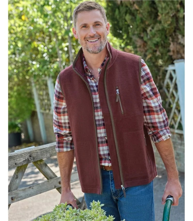 Herren Struktur Weste | Alltag Form