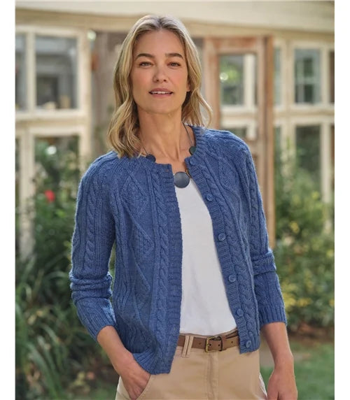 Damen Cardigan | Struktur Alltag Stil