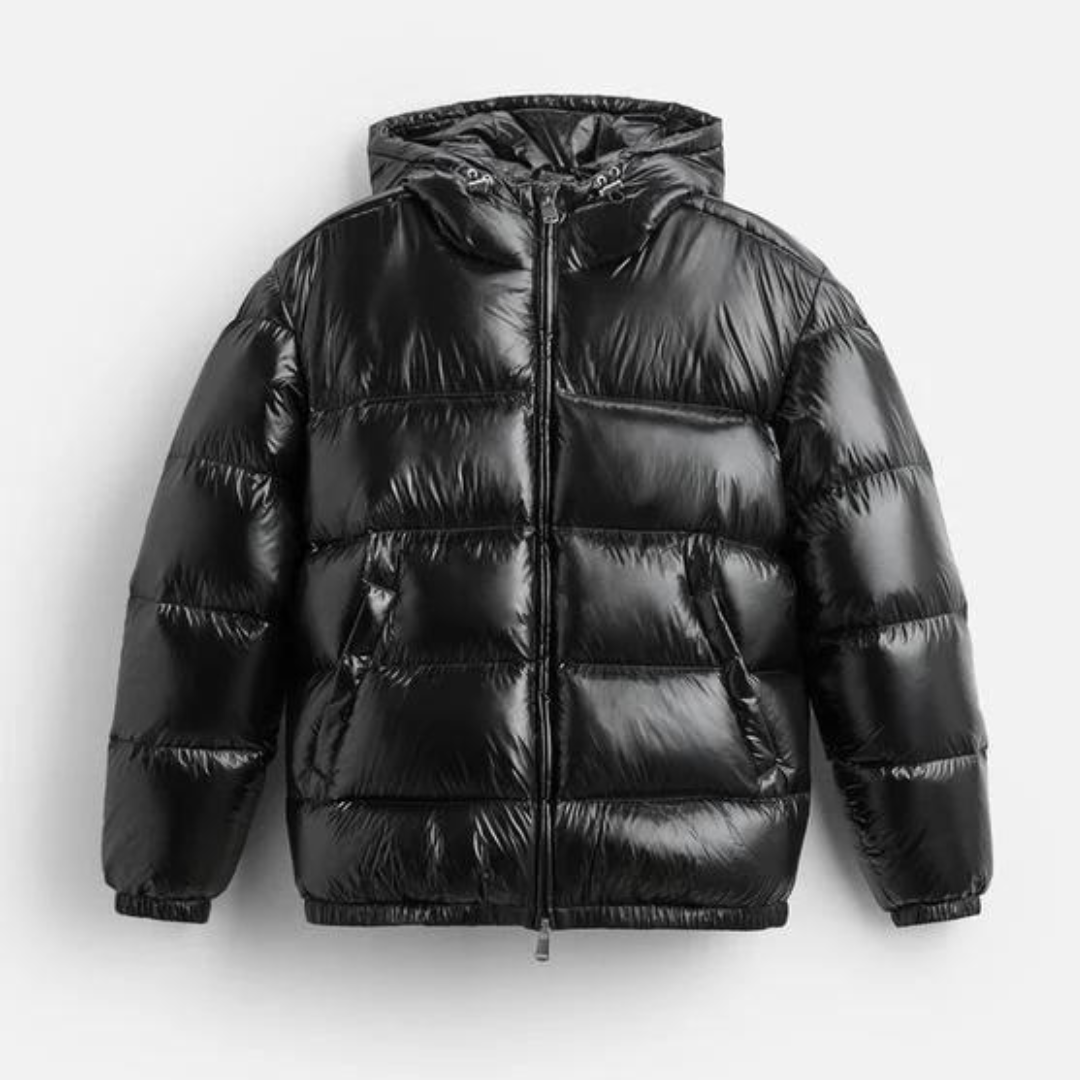 Herren Stepp Winterjacke Kapuze | Markanter Schnitt