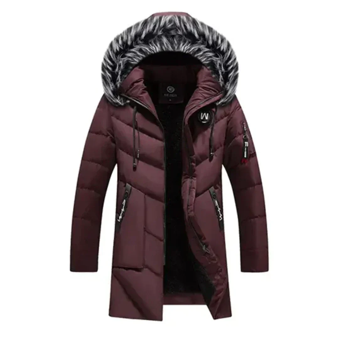 Herren Winter-Daunenjacke | Mit Kapuze