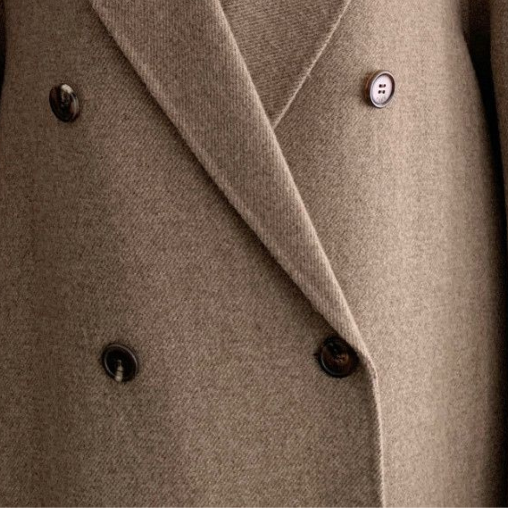 Klassischer Langer Wintermantel Für Damen | Taillengürtel