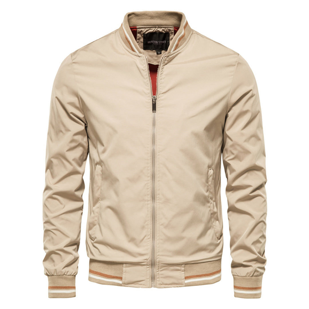Übergangsjacke Herren | Reißverschluss Schnitt Für Alltag-Khaki-XS-Orthomode.de