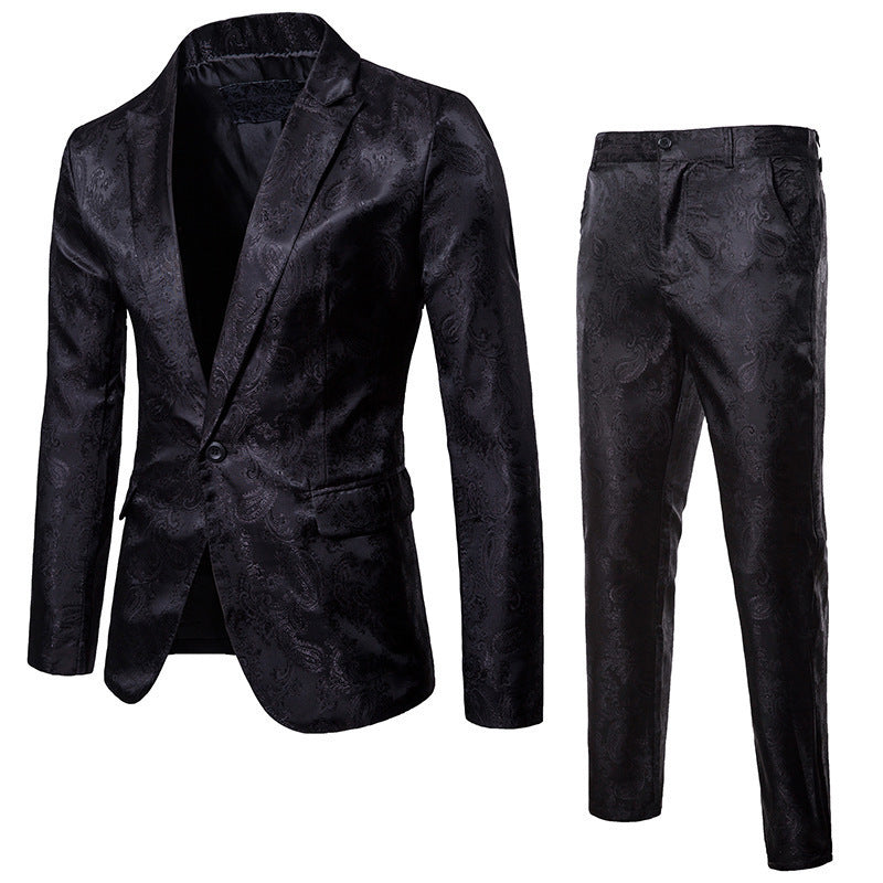 Anzug Herren | Zweiteiliger Statement Look-Schwarz-M-Orthomode.de