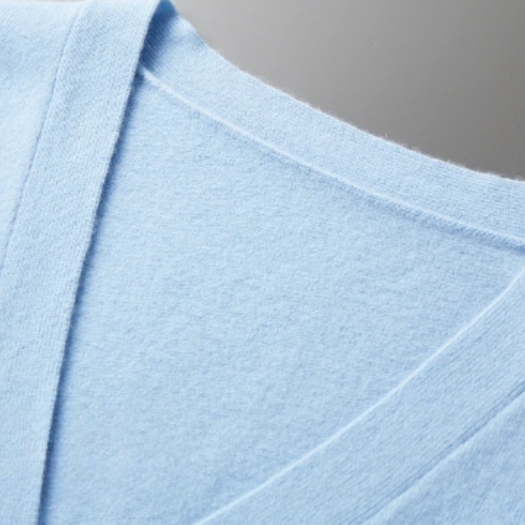 Herren Strickjacke Mit Knöpfen Und V-Ausschnitt | Winter