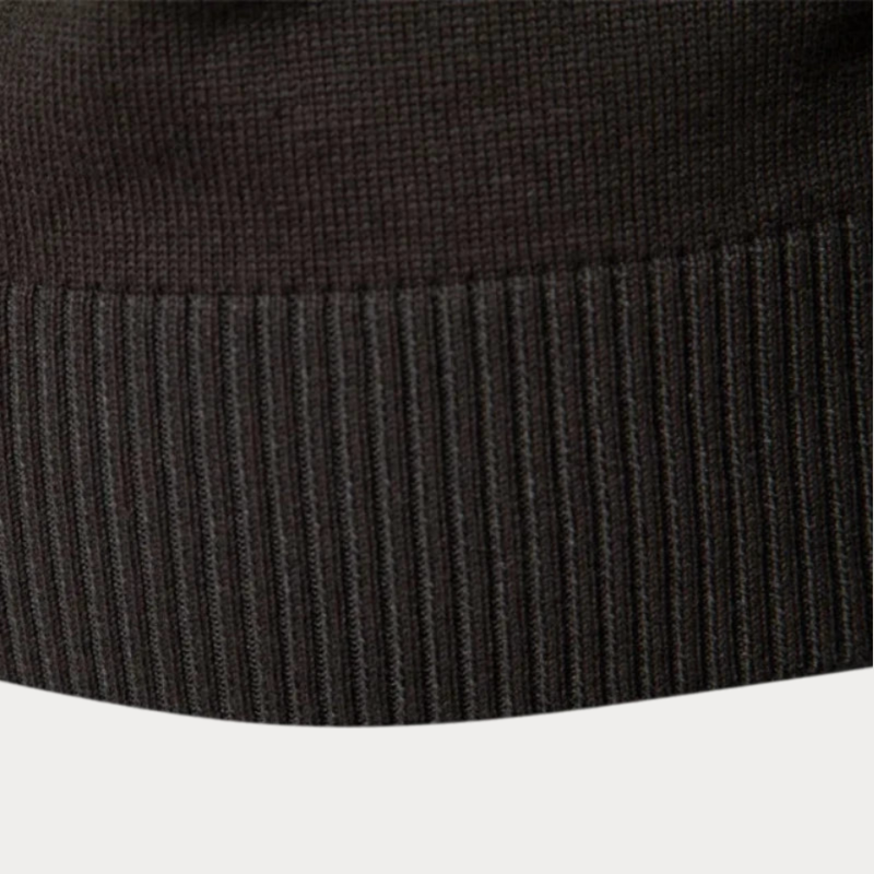 Klassische Strickjacke Mit Offener Vorderseite Für Herren | Schalkragen