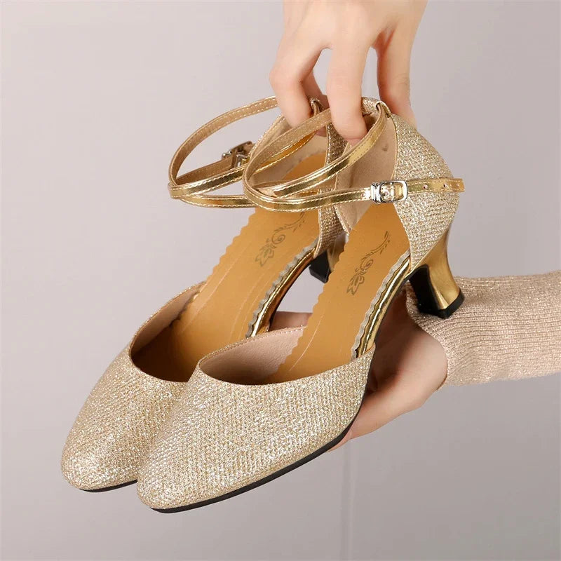 Sandalen Damen | Absatzform Mit Knöchelriemen-Orthomode.de