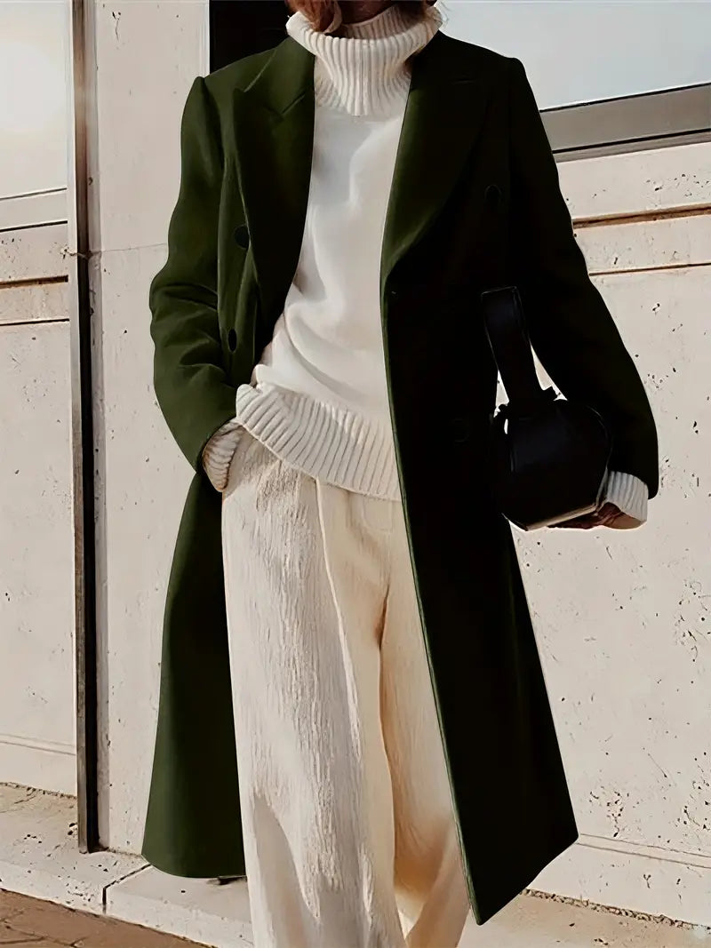 Langmantel Für Damen | Knopfleiste