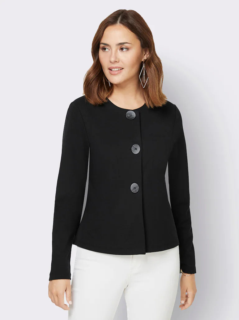 Damen Klassische Shirtjacke | Alltagstauglicher Stil