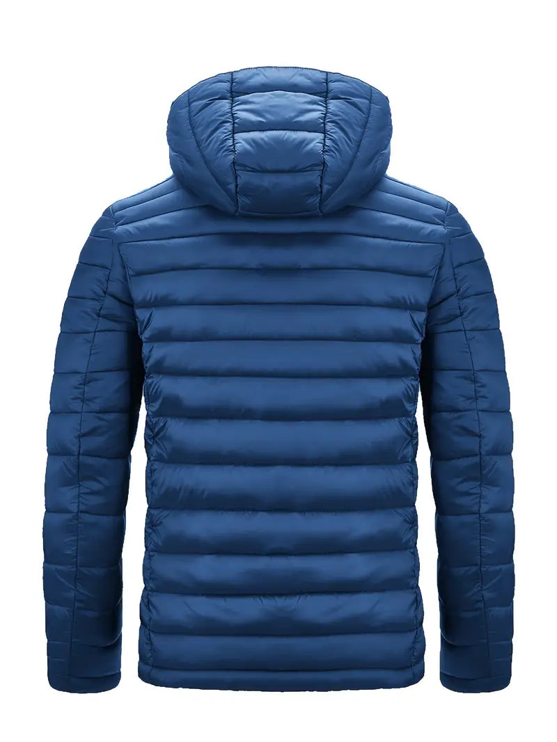 Herren Daunen Winterjacke Mit Kapuze | Stilvoll