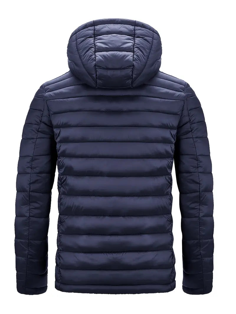 Herren Daunen Winterjacke Mit Kapuze | Stilvoll