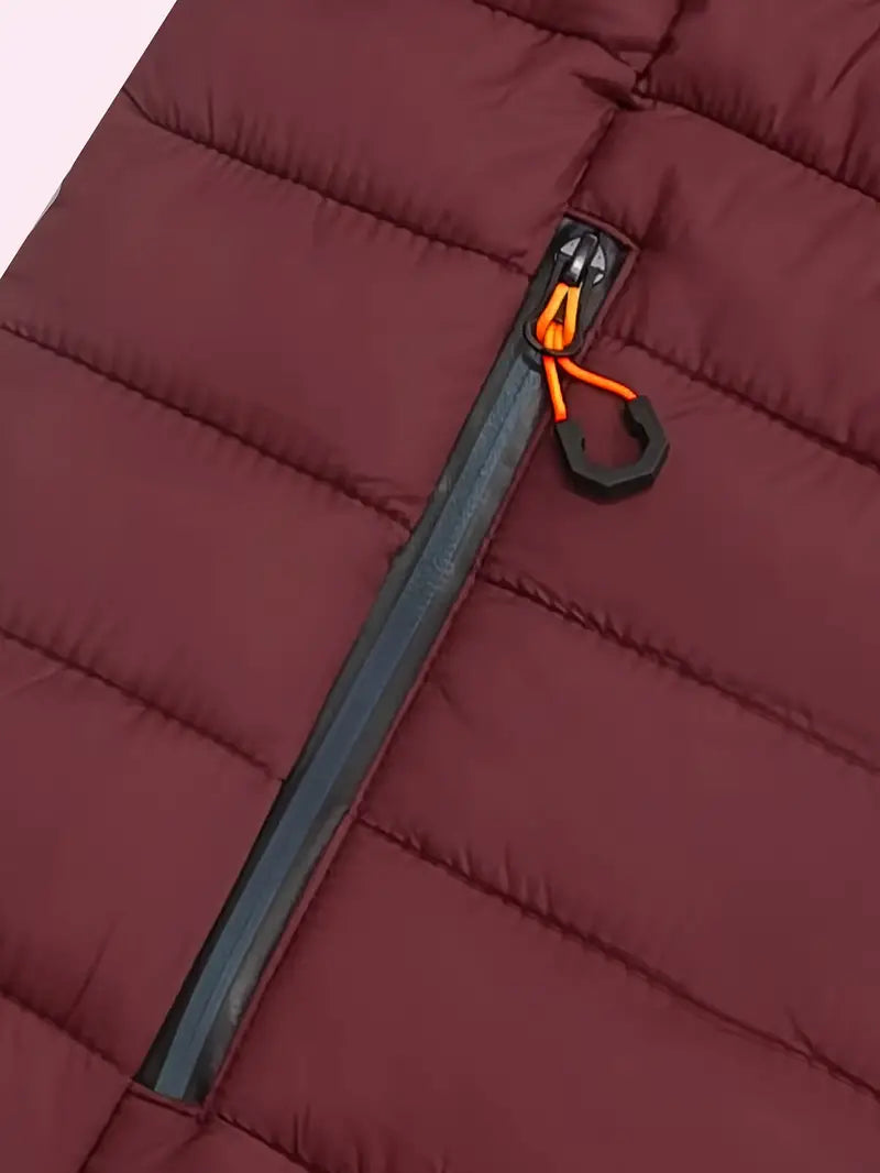 Herren Daunen Winterjacke Mit Kapuze | Stilvoll