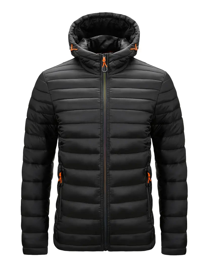 Herren Daunen Winterjacke Mit Kapuze | Stilvoll