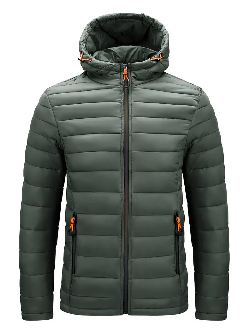 Herren Daunen Winterjacke Mit Kapuze | Stilvoll