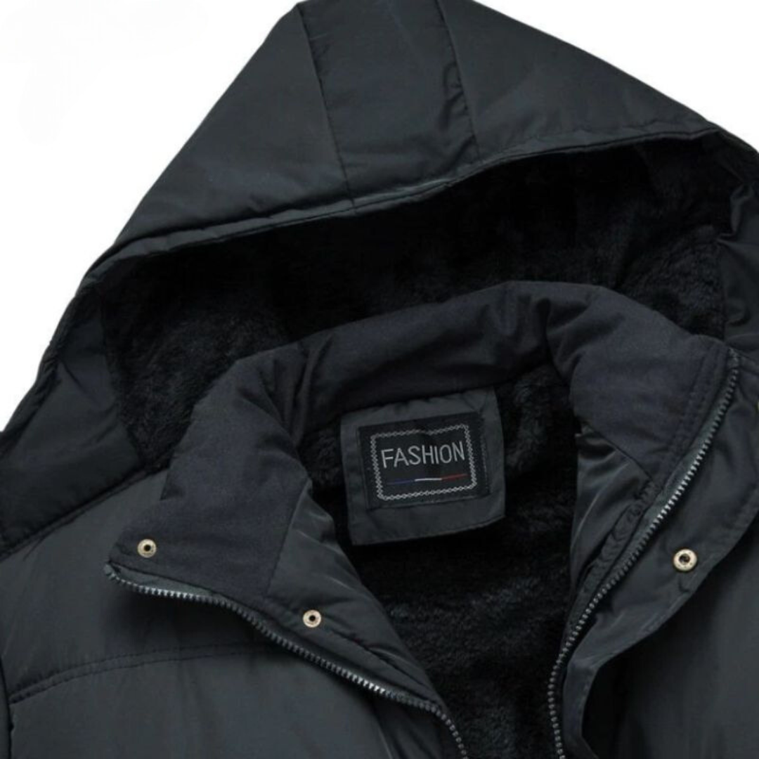 Gestepptem Puffer Winterjacke Für Herren | Mit Kapuze