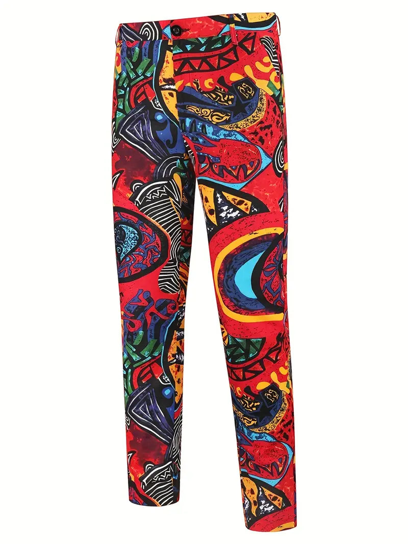 Anzug Herren | Ausdrucksstarker Zweiteiler Mit Muster-Orthomode.de