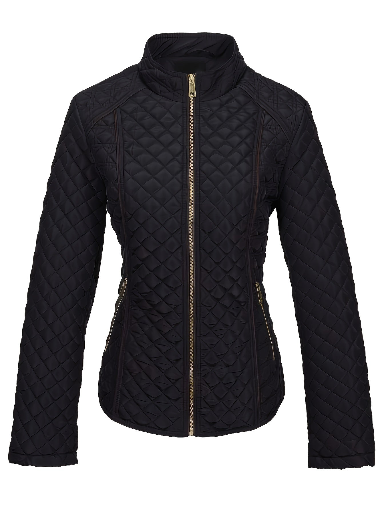 Gestepptem Pufferjacke Mit Reißverschluss Für Damen | Winter