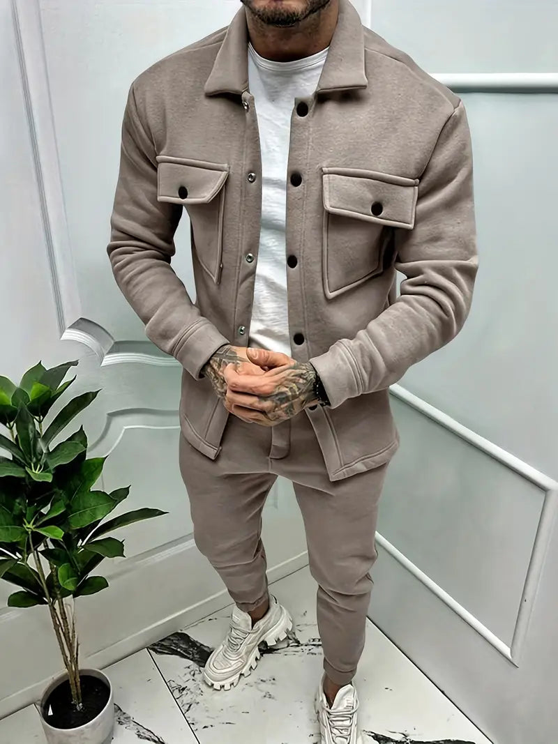 Harrold - Mantel Mit Langen Ärmeln Und Jogginghosen