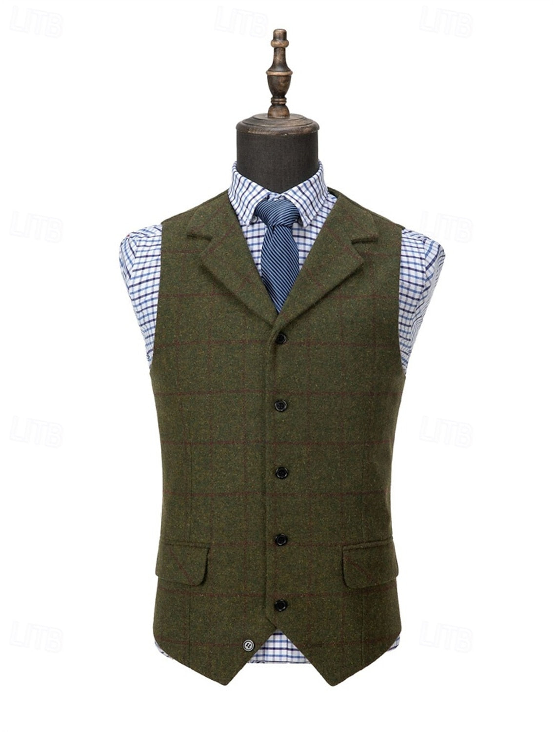 Karierte Herren Weste | Formal