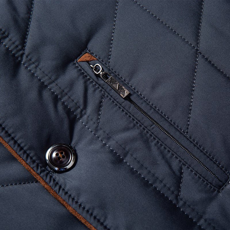 Steppjacke Mit Fellkragen Für Herren | Herbst