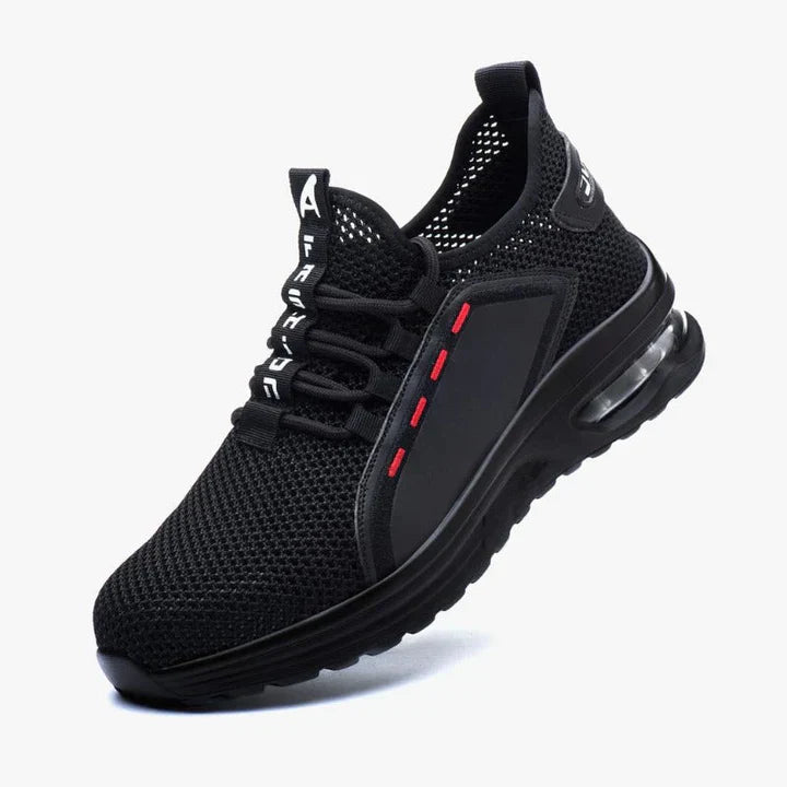 Herren Arbeitsschuhe | Niedriger Schnitt Mit Schnürsystem-Schwarz-36-Orthomode.de