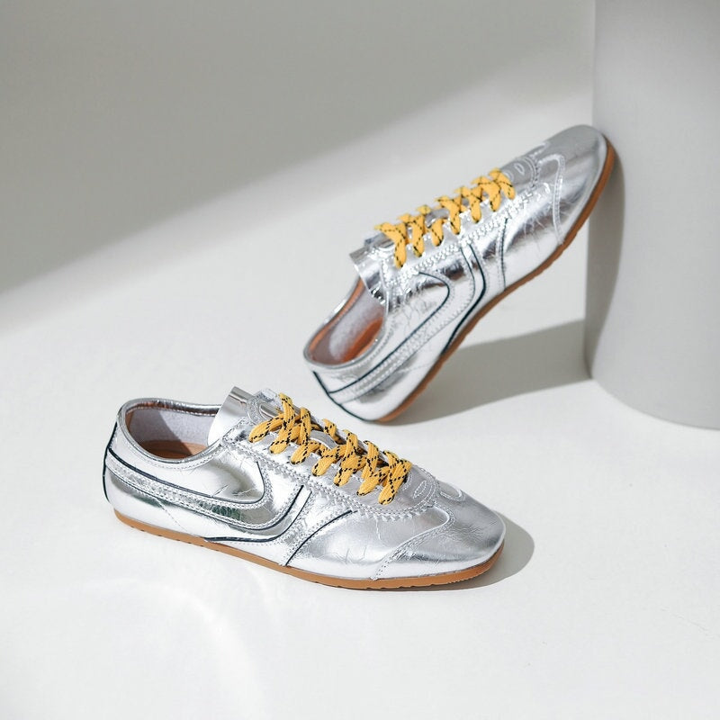 Damen Plateau Sneaker | Schnürschuhe Flache Sohle Alltag-Orthomode.de