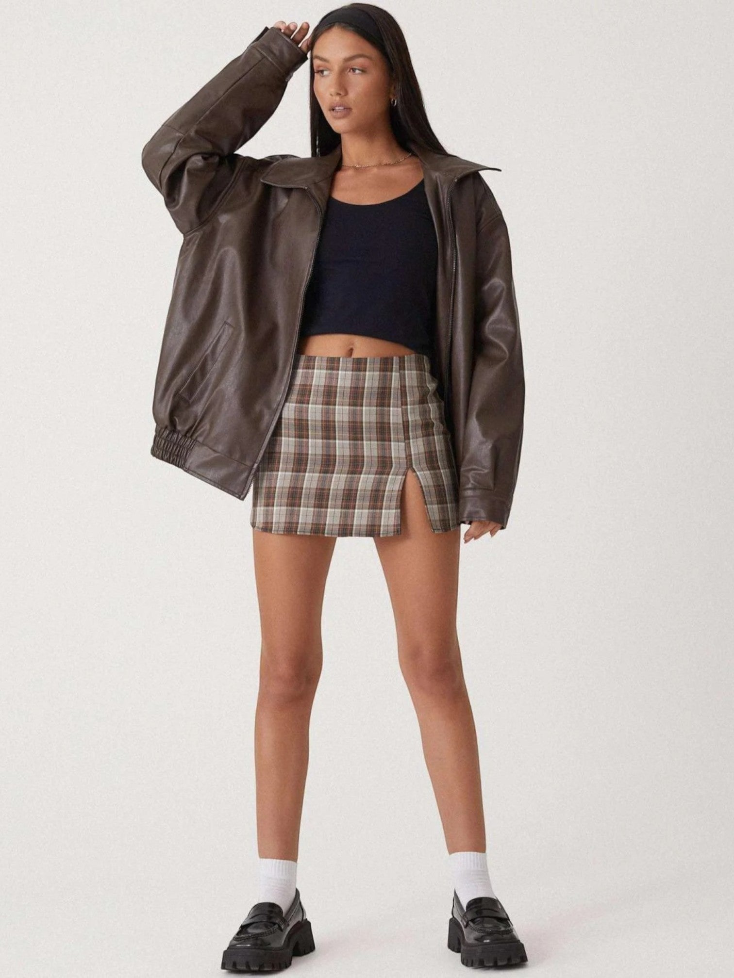 Lockere Bomberjacke Für Frauen | Langarm