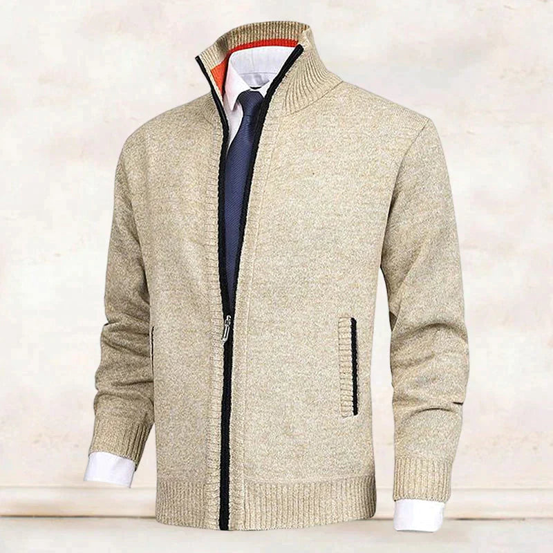 Connor - Elegante Strickjacke Mit Kragen