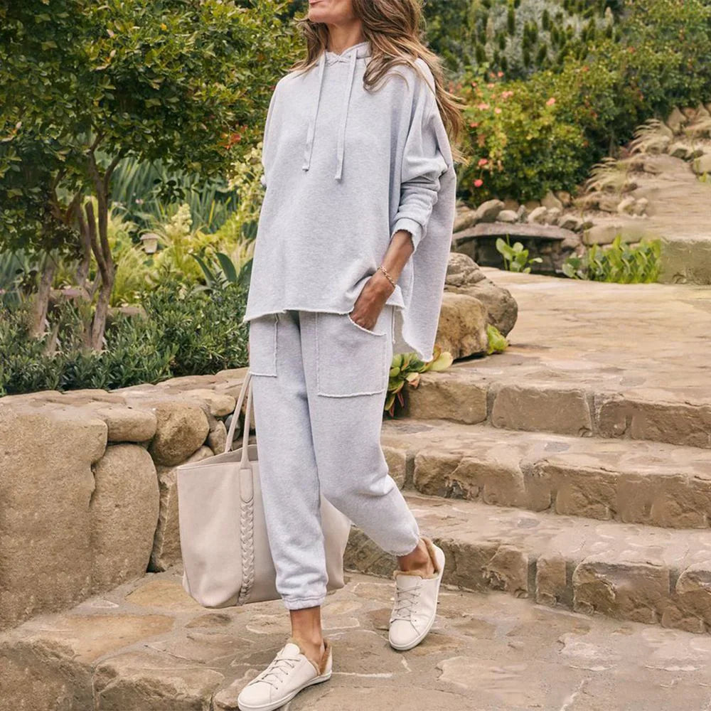 Mia - Trendiges Zweiteiliges Ensemble Mit Langen Ärmeln