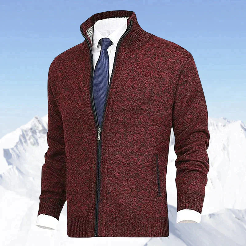 Connor - Elegante Strickjacke Mit Kragen