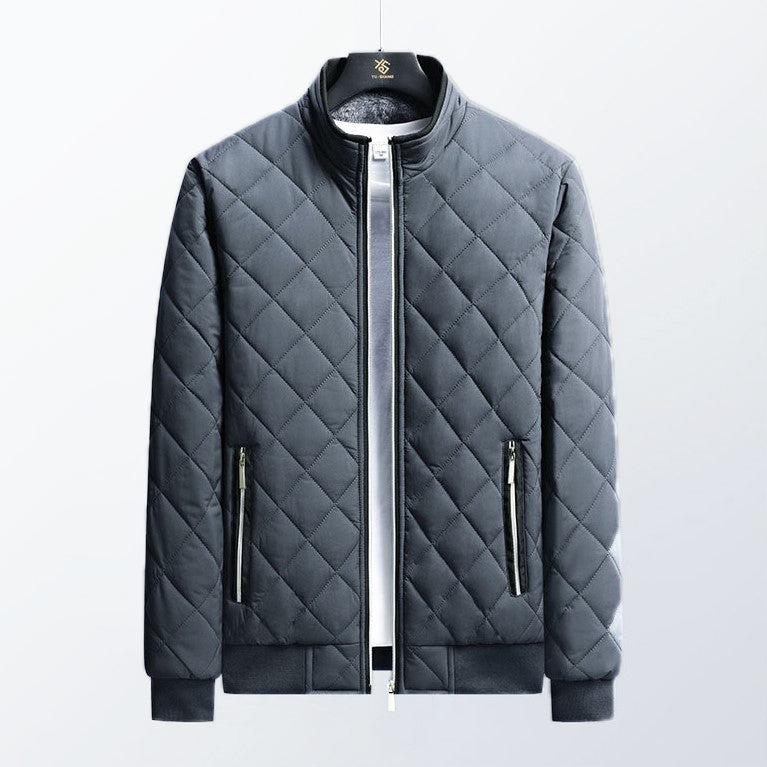 Atlas - Gesteppte Diamant-Winterbomberjacke