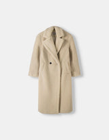 Klassischer Langer Teddymantel Für Frauen | Warm