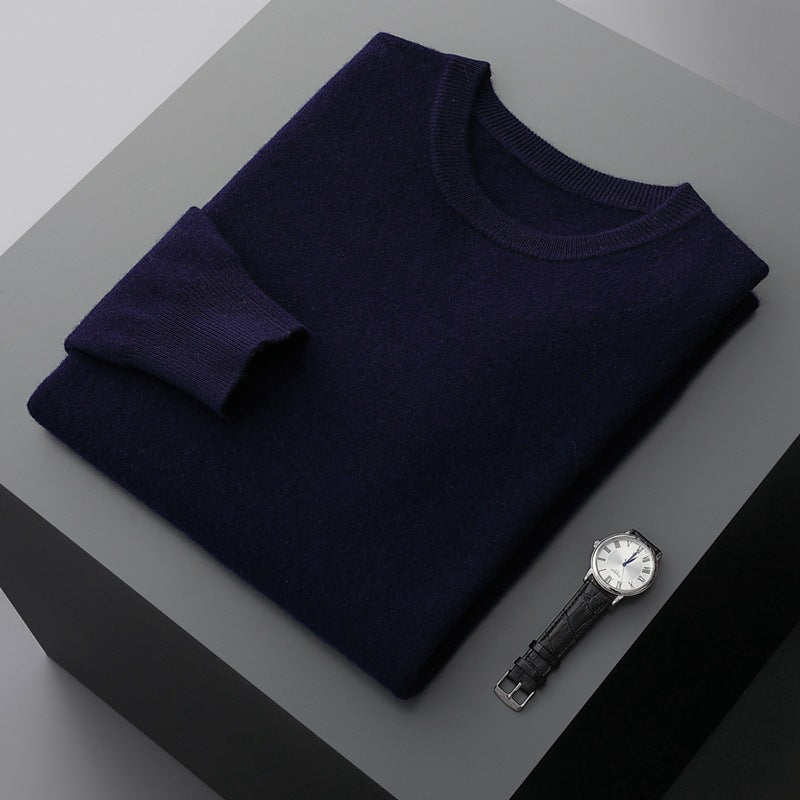 Herren Casual Kaschmir Rundhals | Winter