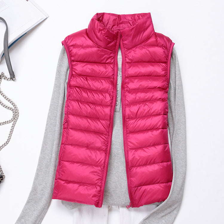 Winter Pufferweste Mit Reißverschluss Für Damen | Ärmellos