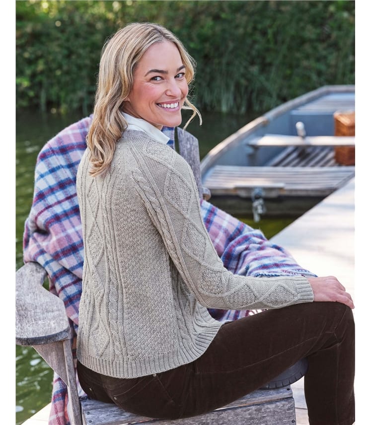 Damen Cardigan | Struktur Alltag Stil