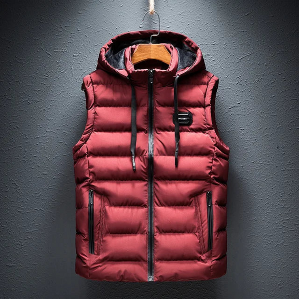 Herren Bodywarmer Mit Kapuze Und Reißverschluss | Ärmellos