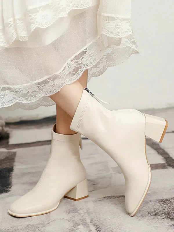 Damen Stiefeletten Absatz | Klare Linien