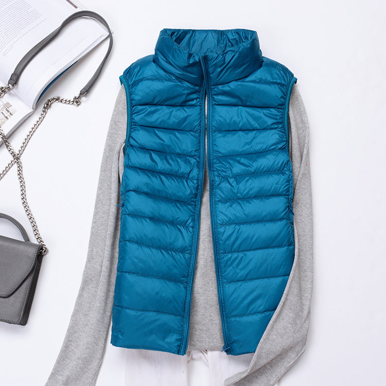 Winter Pufferweste Mit Reißverschluss Für Damen | Ärmellos