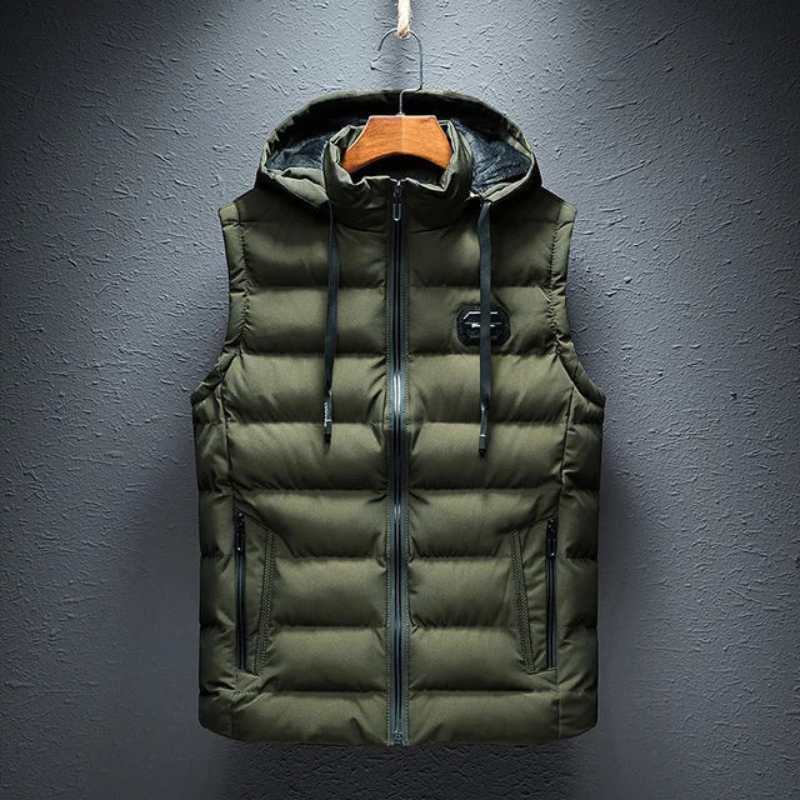 Herren Bodywarmer Mit Kapuze Und Reißverschluss | Ärmellos