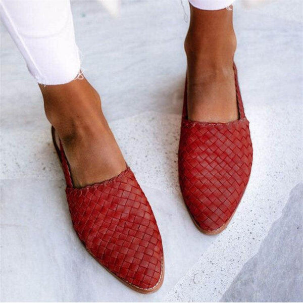 Anna | Lässige Flache Sandale | Slingback
