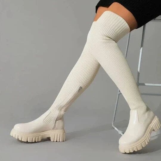 Damenstiefel Mit Hohem Absatz | Reißverschluss
