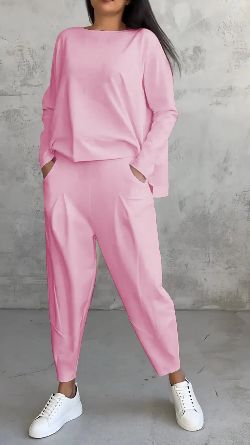 Damen Jogging Set Mit Langarm | Zweiteilig