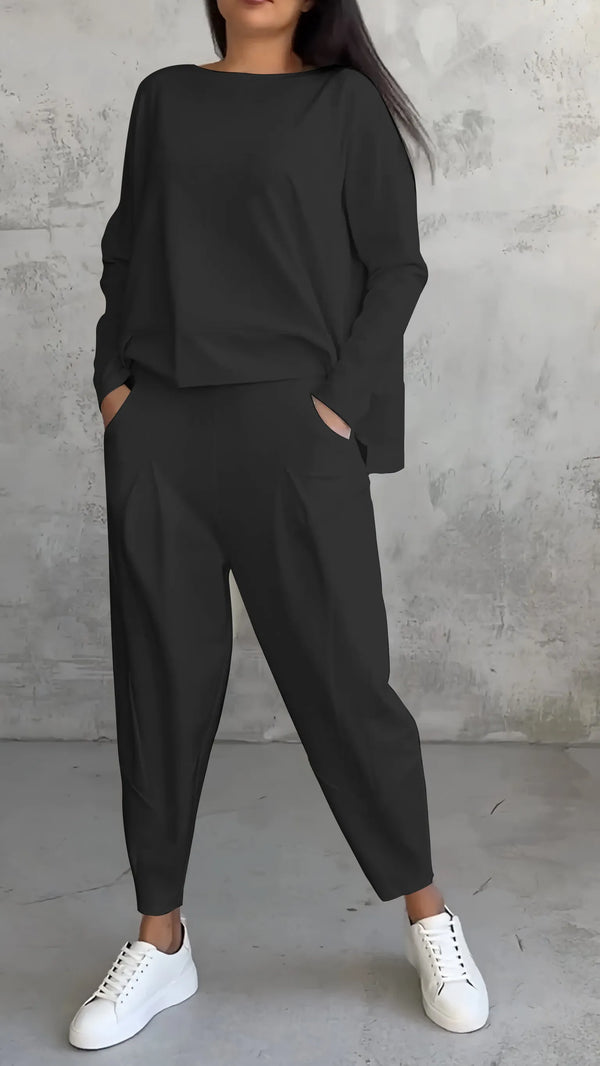 Damen Jogging Set Mit Langarm | Zweiteilig