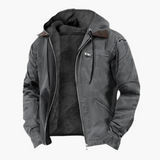 Lässige Winterjacke Mit Kapuze Für Herren | Mit Reißverschluss