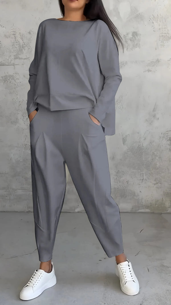 Damen Jogging Set Mit Langarm | Zweiteilig