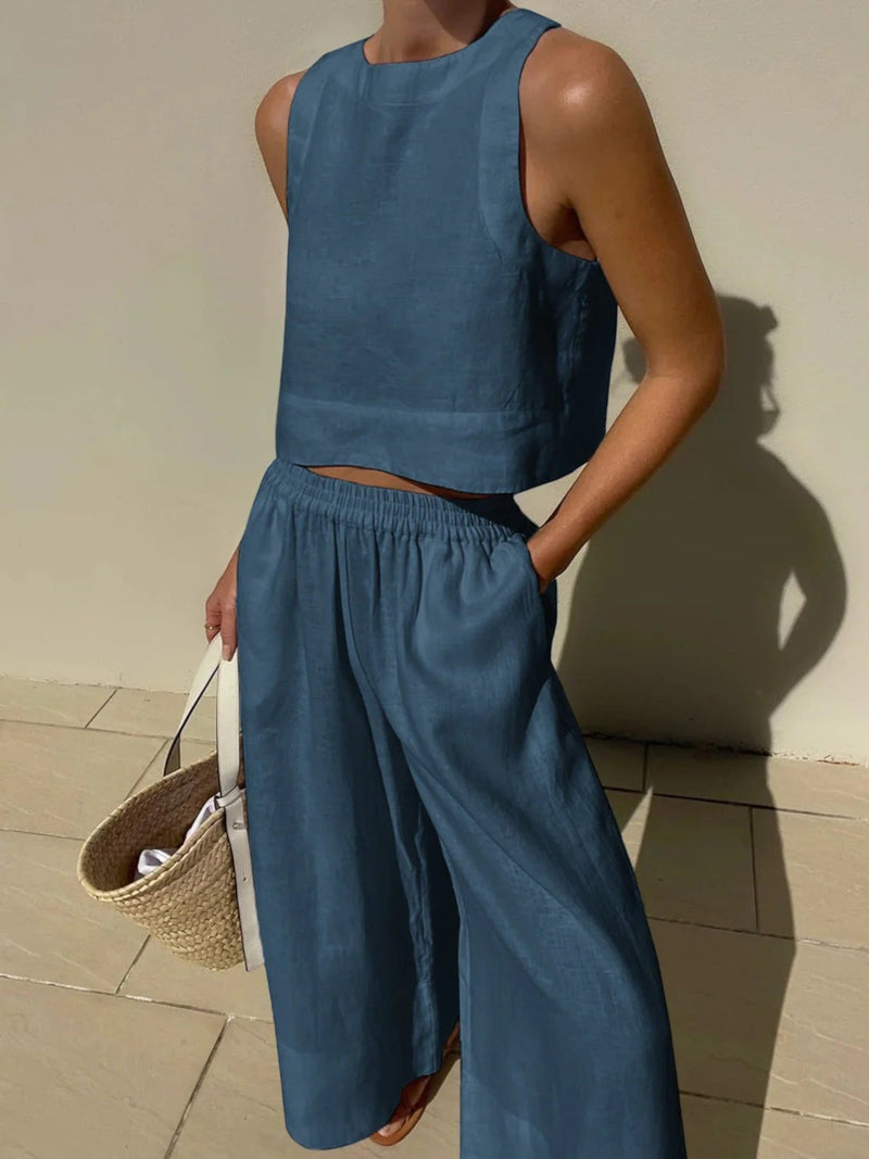 Elegantes Zweiteiler-set Für Damen | Sommer